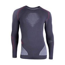 UYN majica dugih rukava - EVOLUTYON - bijela/siva