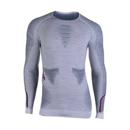 UYN majica dugih rukava - AMBITYON - siva/višebojna